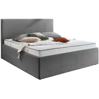 SUN GARDEN Calgary Polsterbett Holzwerkstoff/Polyester - Grau