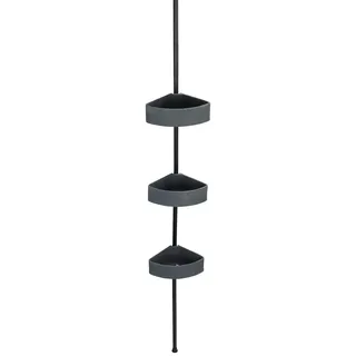 Wenko Teleskop-Eckregal Villata mit 3 Körben 28 x 20,5 x 78,0-275,0 cm
