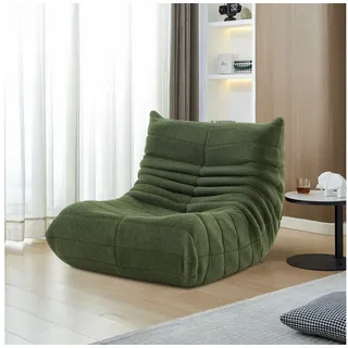 Furnishings Home Loungesessel Sitzsack Relax Sessel, Sitzsack-Sofastuhl, Einzelsofa, Sitzsacksofa (1-St., ideale Sitzgelegenheit für Entspannung), für Schlafzimmer Wohnzimmer Flur grün