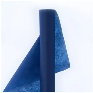 Simurq Tischdecke - Einweg Tischdeckenrolle in 1,18 x 25 m (Stoffähnliches Vlies Tischdecke Rolle - Tischdeko), Hochwertige Meterware Tischtuch für Hochzeit, Geburtstag oder Party blau