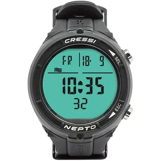Cressi Nepto Uhren-Computer Schwarz