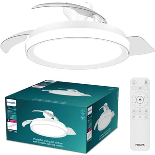 Philips Bliss Deckenventilator mit Beleuchtung 106 cm Weiß