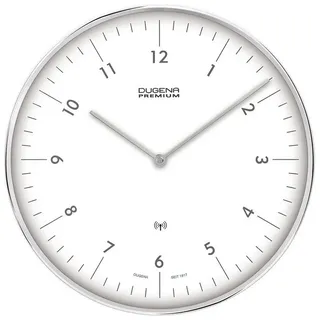 Dugena Funkwanduhr DUGENA Funk-Wanduhr Dessau 7000998 silberfarben