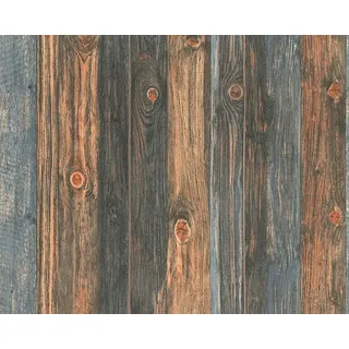 A.S. Création Holztapete 53 cm x 10 m 0 g Beige/Braun/Grau AS-908612