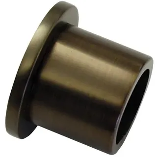 Gardinia Wandlager für Gardinenstangen mit Durchmesser 20 mm, Inklusive Befestigungsmaterial, Wandmontage, Metall, Bronze, 31376