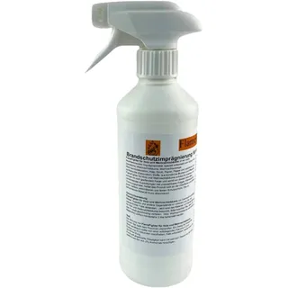 FlameFighter – 500 ml. Brandschutzimprägnierung für Holz, Papier und Weihnachtsbäume - Brandschutzmittel - Brandausbreitungstest bestanden - Brandschutzklasse 1 - DIN 4102 B1 möglich