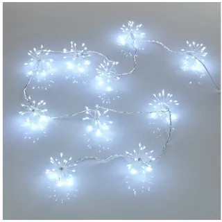 NORTHPOINT LED Lichterkette 200 LED 180 cm Kaltweiß