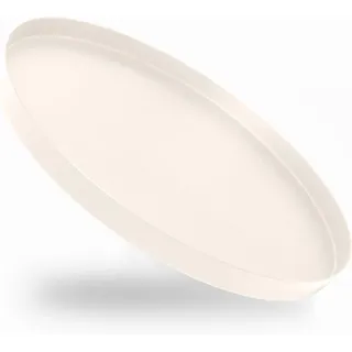 draadwerk draadwerk® Deko Tablett Creme Ø 30 cm | Serviertablett aus Metall | Dekoteller rund | Home & Living Dekoration