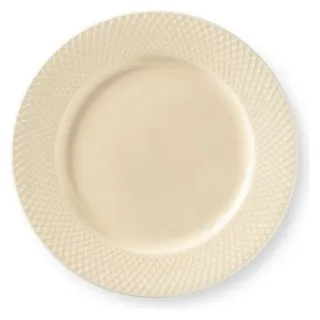 Lyngby Ø 27 cm - Porcelaen - Marble, Teller, Beige, Braun