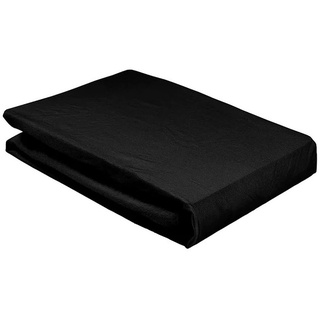Elegante Softes Jersey Spannbetttuch - 120x200cm	schwarz