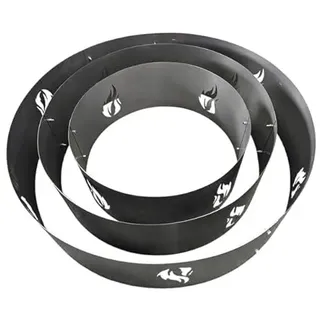 TiKo-Design® Verstellbarer Funkenschutz für Feuerschalen bis 60 cm