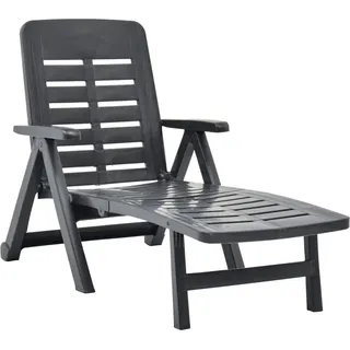 vidaXL Klappliege 189 x 72 x 96 cm anthrazit 48756