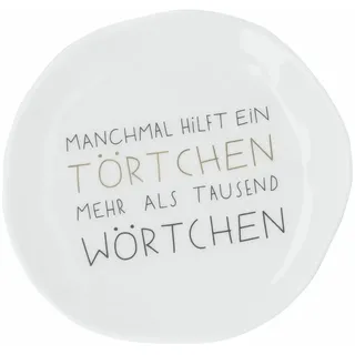 räder Teller Törtchen 14 cm Weiß