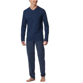 SCHIESSER Pyjama Casual Essentials Dunkelblau XXL (56)