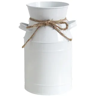 BESPORTBLE Große Vase Für Blumen Antike Retro-Vase Metall Rustikaler Übertopf Primitive Vase Bauernhaus Eimer Blumenkrug Milchkrug Vase Rustikale Vase Blumentopf Krug
