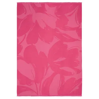 Biederlack Plaid Florascence Plaid 130 x 170 cm Pink/Rosa