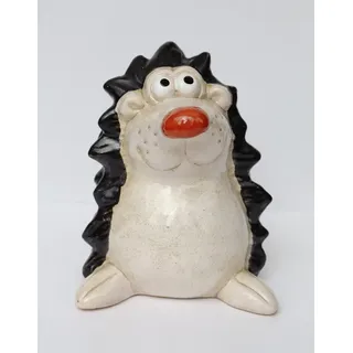 Kaufhaus le petit Tierfigur Deko Igel Garten Zaunhocker Tier Keramik Figur Skulptur Gartenstecker, Zaunsitzer Dekofigur Dekoskulptur Dekoobjekt