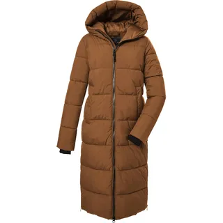 G.I.G.A. DX Damen Steppmantel mit Kapuze/Funktionsmantel ist wasserabweisend GW 50 WMN QLTD CT, hellrost, 46, 39840-000