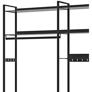 Kesseböhmer Garderobenstange YouK 900 mm Schwarz