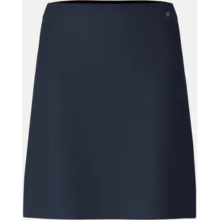 Minirock aus Material-Mix Blau 36