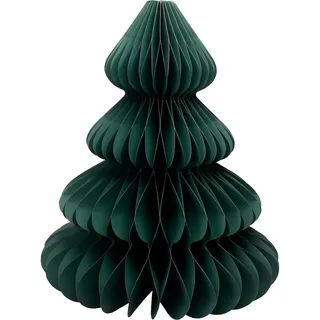 Dekorativer Papier-Weihnachtsbaum-Anhänger 15x15x20 cm in Grün - Festliche Deko für eine frohe Weihnachtsstimmung, perfekt zum Basteln & Dekorieren