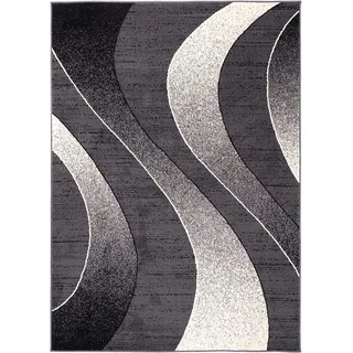 Mazovia Teppich CHEAP_K857A_2, 180x250, Kurzflor, Modern, Geometrisch grau 180x250