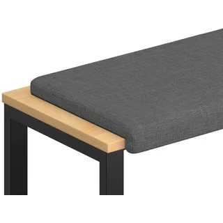 vidaXL Bankkissen 35 x 35 cm Dunkelgrau