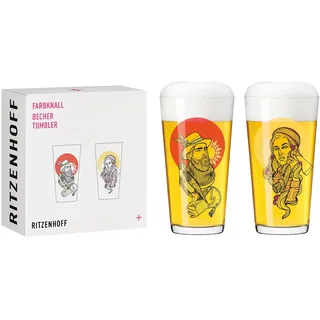 Ritzenhoff & Breker Bierglas Farbknall 0,432 l 2 St.