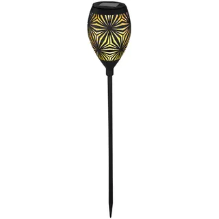 ETC Shop Außenleuchte Metall 11x58 cm 1x LED warmweiß schwarz