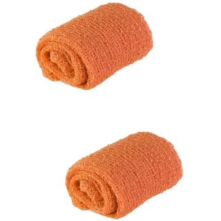 HOMSFOU 2stücke Neugeborenes Wickeltuch Fotografie Requisiten Elastisches Baumwoll-Wickeltuch Orange Für Kreative Babyfotos Und -Maternity-projekte Vielseitig Einsetzbar Und Dekorativ