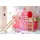 90 x 200 cm inkl. Textil-Set Kiefer massiv natur horse-pink