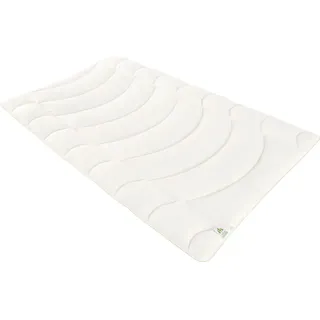4-Jahreszeiten Bettdecke Irisette Greenline Megafil Bio - 200x200 cm - Weiß