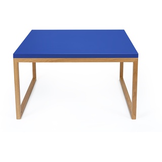 Woodman Couchtisch, im skandinavian Design B/H/T: 60 cm x 34 50 blau Couchtisch