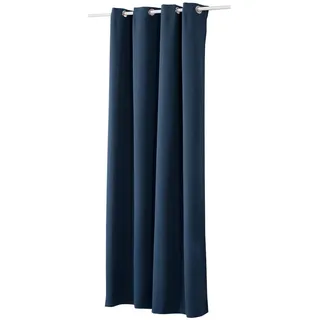 Woltu Thermovorhang Ösen 135 x 225 cm Blau 1 St