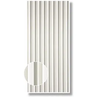 CONACORD Streifenvorhang 90 x 200 cm Grau-Weiß