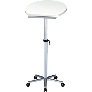 Maul Stehpult Silber 9304102 Farbe der Tischplatte: Weiß höhenverstellbar, rollbar max. Höhe: 120cm