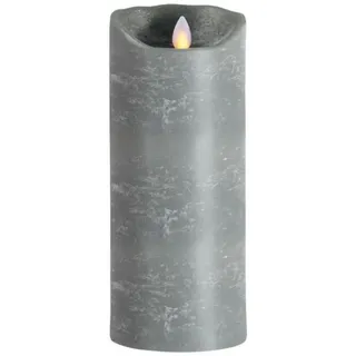 SOMPEX Flame LED Echtwachskerze 23 cm grau