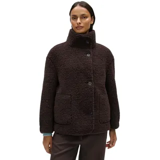 OPUS Wendejacke Damen | Shearling-Optik, Samtige Oberfläche, Eingrifftaschen - 42