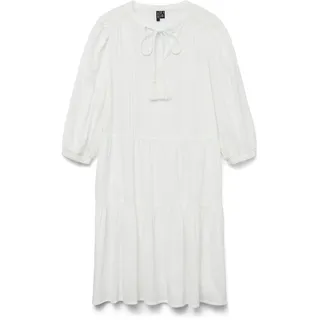 Vero Moda Pretty Tunic Kleid Mit 3/4-ärmeln Snow White S