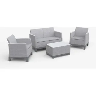 Garten-Lounge-Set Scandi mit Couchtisch und Stauraum