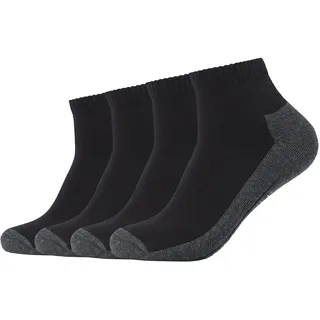 CAMANO Funktionssocken 4er Pack Schwarz 43-46