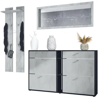 GARDEROBE Orlando Beton Oxid Optik
