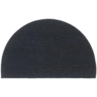 Juroupi Fußmatte Dunkelgrau Halbrund 50x80 cm FußMatten FüR Aussen Door Mat Fussabstreifer Innenbereich Floor Mat Outdoor FußMatte Kokosfaser Getuftet