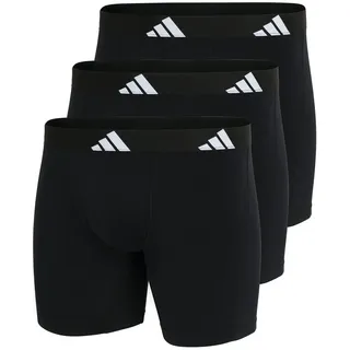 adidas Active Flex Cotton Boxershorts Schwarz/Weiß XL 3er Pack