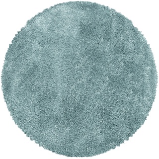 Hochflor-Teppich »FLUFFY 3500«, rund, 47151620-0 blau 50 mm