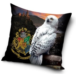 Harry Potter Hogwarts Wappen Hedwig Kissen Dekokissen Zierkissen für Kinder Fan-Merch Filme