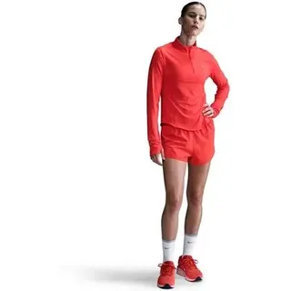 NIKE Damen T-Shirt W NK SWIFT DF UV HZ TOP, Größe S in Rot Rot
