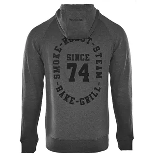 Big Green Egg Hoodie - Since 74 - Holzkohlegrau XL