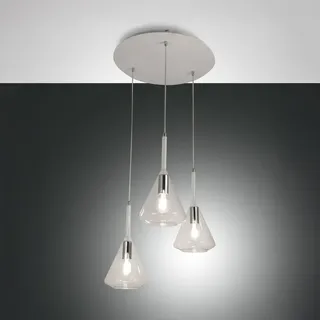 Fabas Luce Tris 3-flg. E27 40W transparent