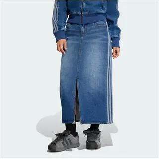 adidas Originals Jeansrock 3-STREIFEN JEANS-BLEISTIFTROCK (1-tlg) blau 48